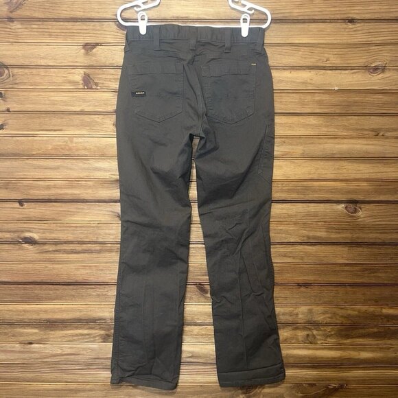 Ariat Rebar M4 Relaxed Straight Leg Jeans Mens Size 29x32 Cotton Thick Stitch - Picture 2 of 9